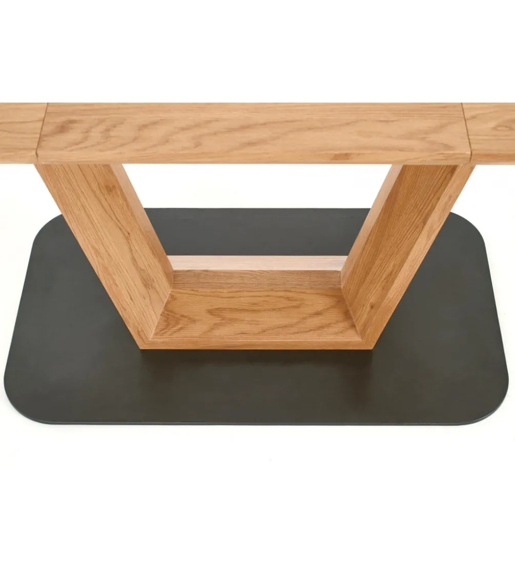 Stół rozkładany BLACKY 160 cm - 220 cm w kolorze dąb złoty
