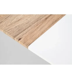 Stół rozkładany CALIBER 160 cm - 200 cm biały