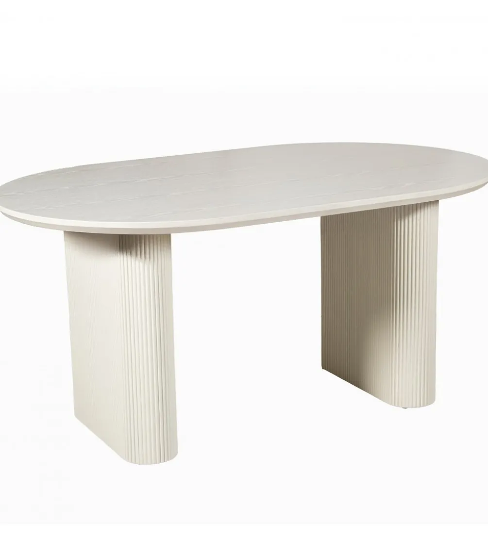 Stół rozkładany COMEDOR od 160 cm do 200 cm beżowy