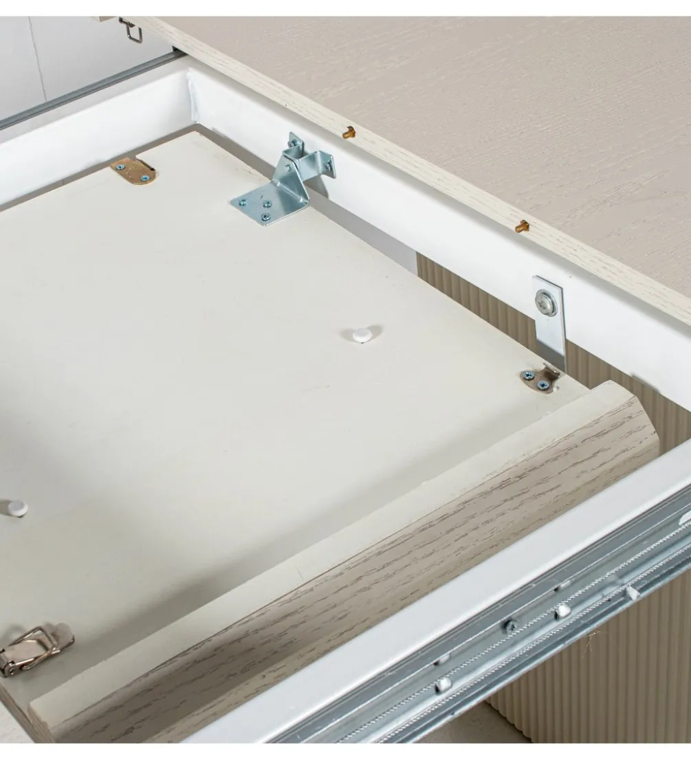 Stół rozkładany COMEDOR od 160 cm do 200 cm beżowy