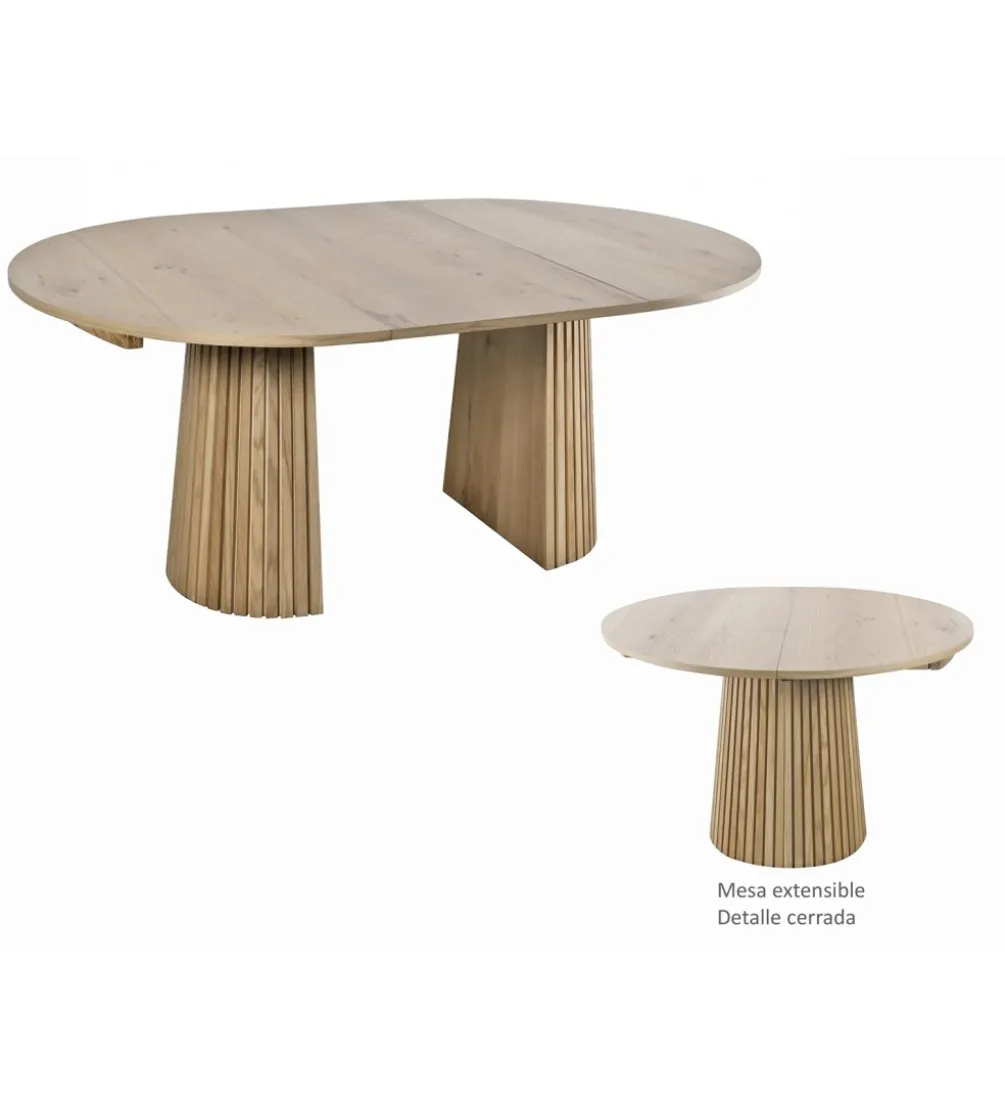 Stół rozkładany COMEDOR od 120 do 180 cm naturalny