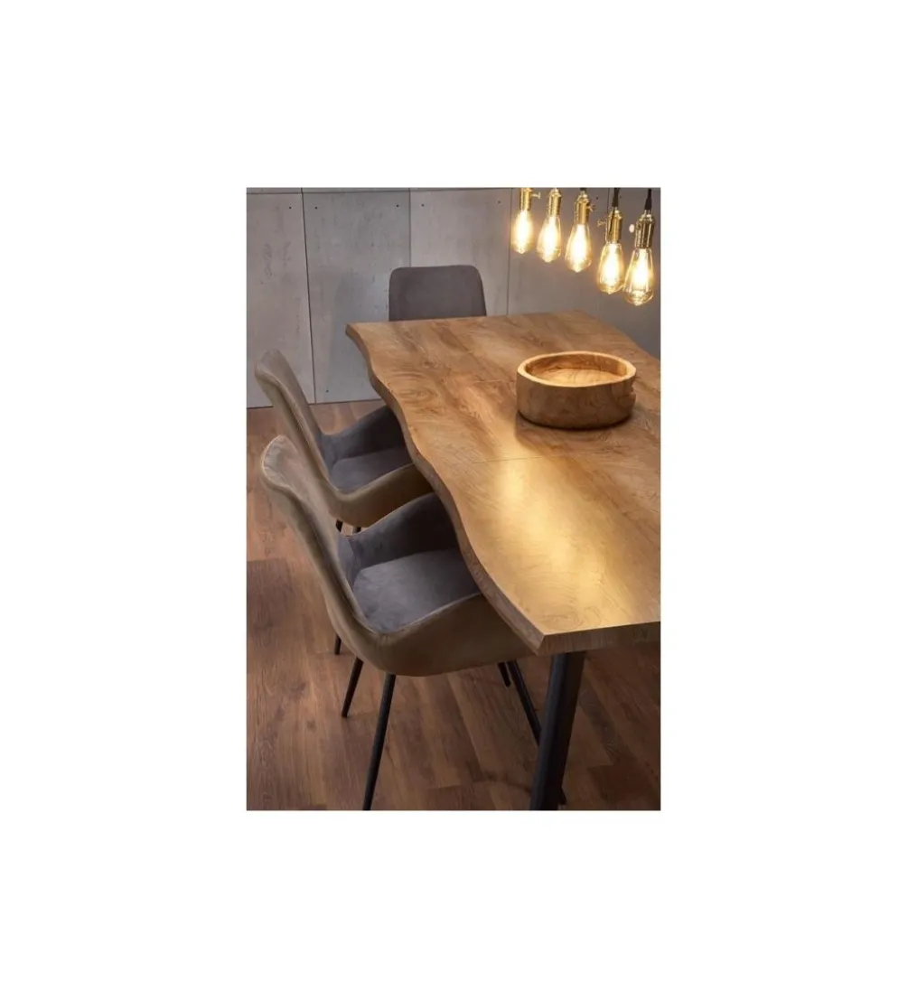 Stół rozkładany DICKSON 120 cm - 180 cm w optyce dąb naturalny