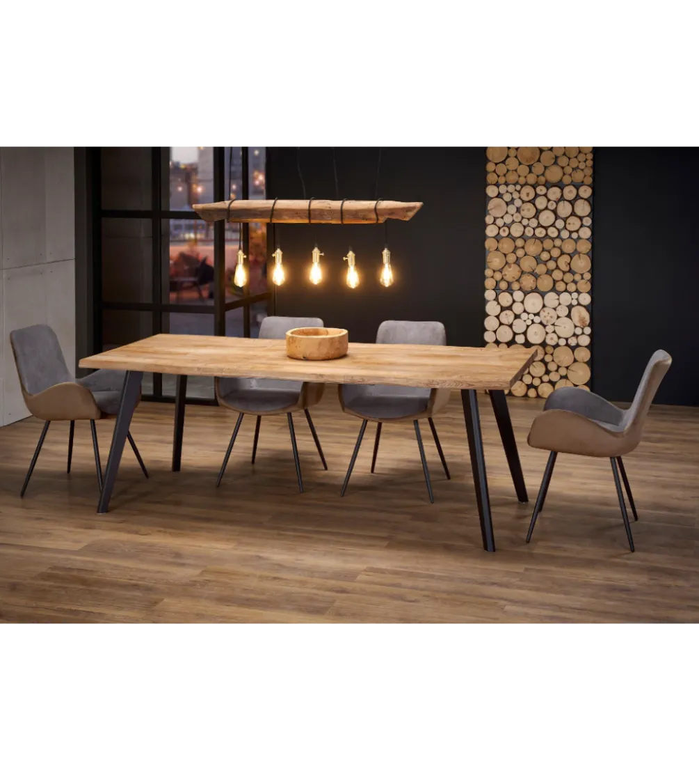 Stół rozkładany DICKSON 120 cm - 180 cm w optyce dąb naturalny