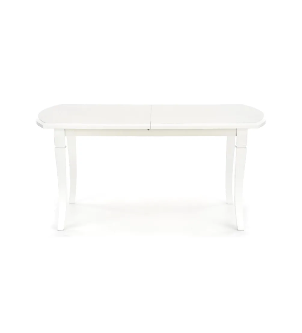 Stół rozkładany FRYDERYK 160 cm - 240 cm biały
