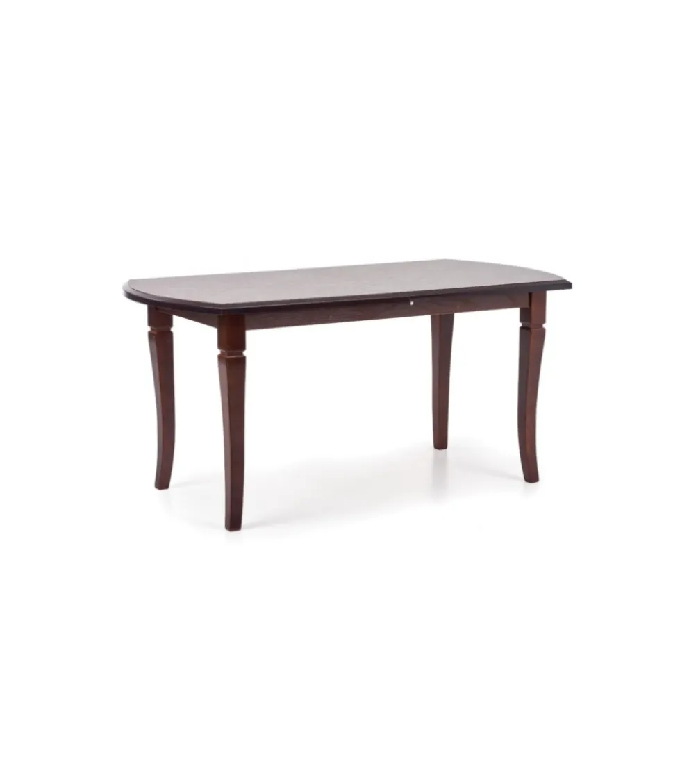 Stół rozkładany FRYDERYK 160 cm -240 cm w kolorze ciemny orzech