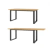 Stół rozkładany Halle 170 cm - 220 cm w optyce dąb wotan