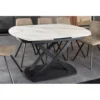 Stół rozkładany INCEPTION od 130 do 190 cm ceramiczny blat w optyce marmuru