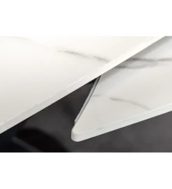 Stół rozkładany INCEPTION od 130 do 190 cm ceramiczny blat w optyce marmuru