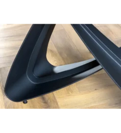Stół rozkładany INFINITY 180 cm 220 cm 260 cm rdzawoczarny ceramika