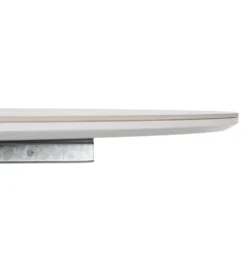 Stół rozkładany JAMEOX 120 cm czarny blat ceramika w optyce marmuru