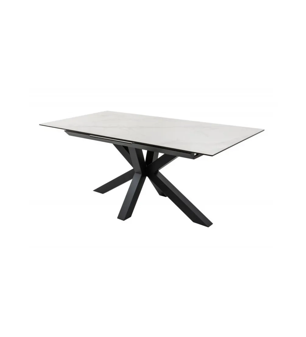 Stół rozkładany JUKON Eternity 180 cm - 225 cm ceramika optyka marmuru