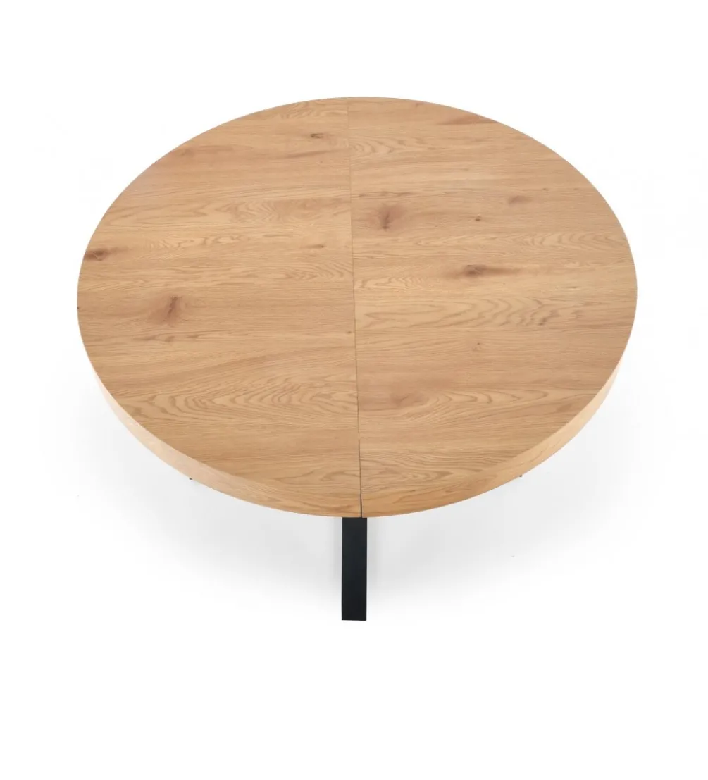 Stół rozkładany MERCY 120 cm -160 cm w kolorze dąb złoty