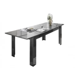 Stół rozkładany MIRO 137 cm - 185 cm antracytowy