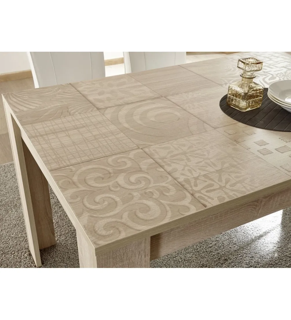 Stół rozkładany MIRO 137 cm - 185 cm dąb sonoma
