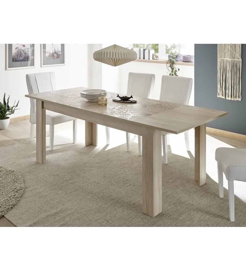 Stół rozkładany MIRO 137 cm - 185 cm dąb sonoma