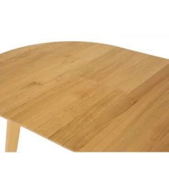 Stół  rozkładany MONEZ 100 cm - 137 cm drewno dąb