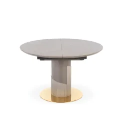 Stół rozkładany MUSCAT 120 cm - 160 cm w optyce szarego marmuru