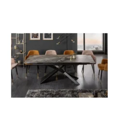 Stół Rozkładany ONTARIO Euphoria180 Cm - 220 Cm - 260 Cm Ceramika W Optyce Marmuru