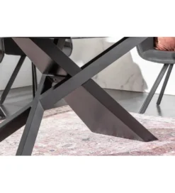 Stół Rozkładany ONTARIO Euphoria 180 Cm - 220 Cm - 260 Cm ceramika antracytowy Lava