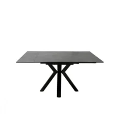 Stół rozkładany PALLINI 150 cm x 90 cm - 120 cm - 150 cm ceramika antracytowy