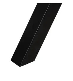 Stół rozkładany PATARASO 120 cm ceramika szara nogi czarne