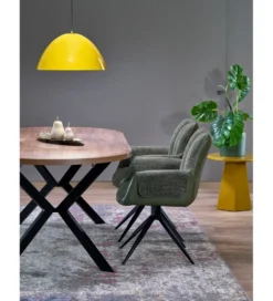 Stół rozkładany PERONI II 100 cm - 250 cm w optyce drewna orzech