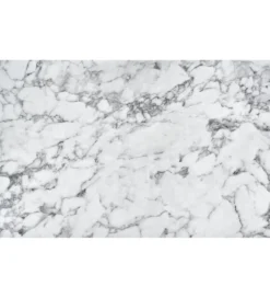 Stół rozkładany PERONI II 100 cm - 250 cm w optyce białego marmuru