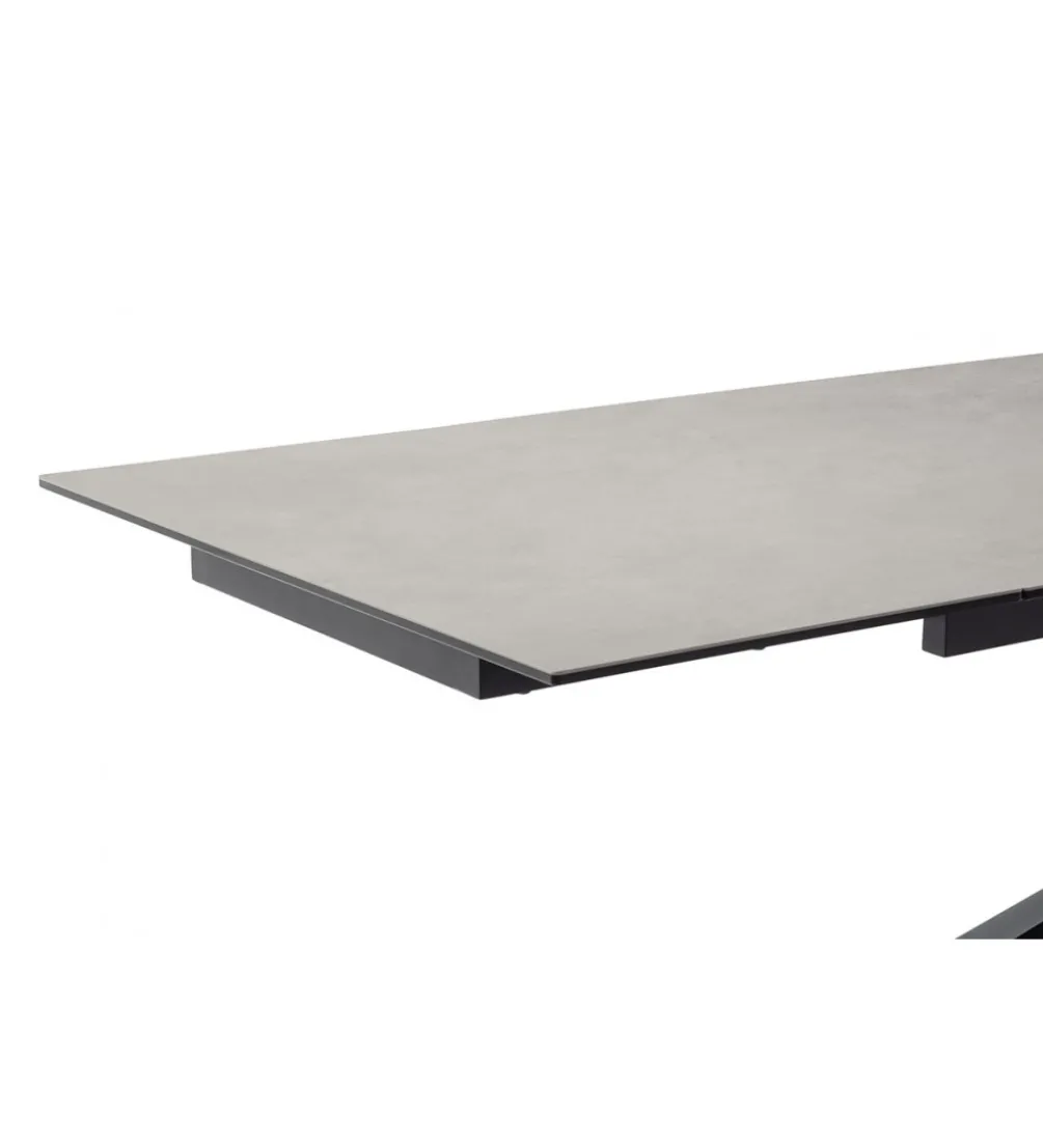 Stół rozkładany TESERO 200 cm - 250 cm - 300 cm ceramika antracytowa