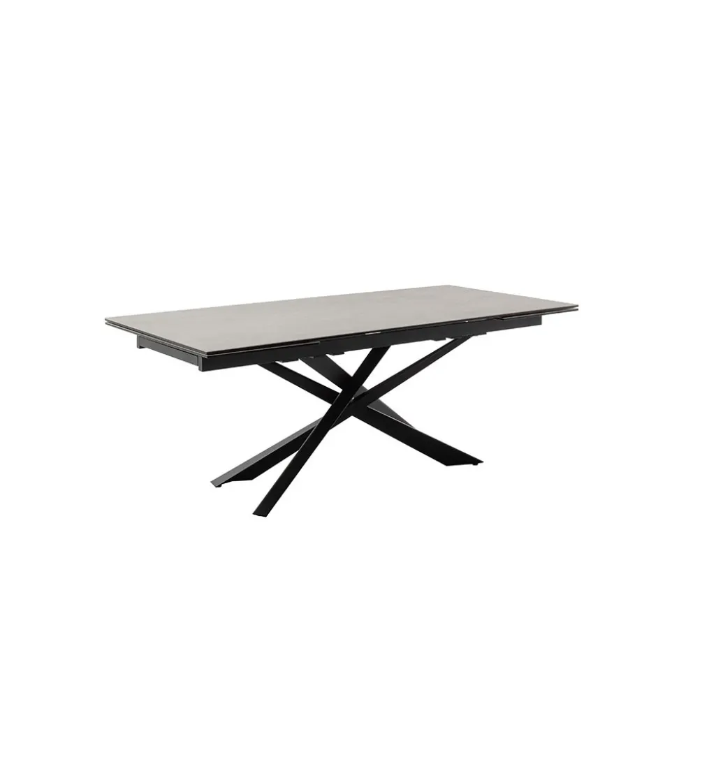 Stół rozkładany TESERO 200 cm - 250 cm - 300 cm ceramika antracytowa