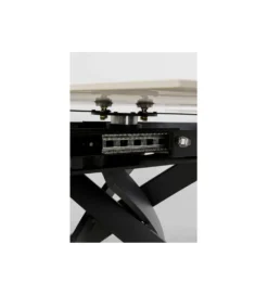 Stół rozkładany TWIST od 120 do 180 cm ceramika w optyce kamienia