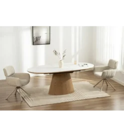 Stół rozkładany UNIQUE od 160 do 200 cm ceramiczny blat