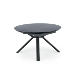 Stół rozkładany VERTIGO 130 cm - 180 cm w optyce czarnego marmuru
