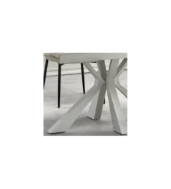 Stół rozkładany VIVALDI 160 cm - 200 cm ceramika w optyce białego marmuru