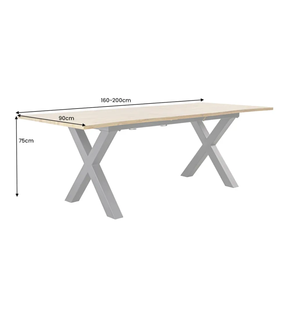 Stół rozkładany WILD 160 cm do 200 cm naturalny outlet