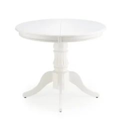 Stół rozkładany WILLIAM 90 cm - 124 cm biały