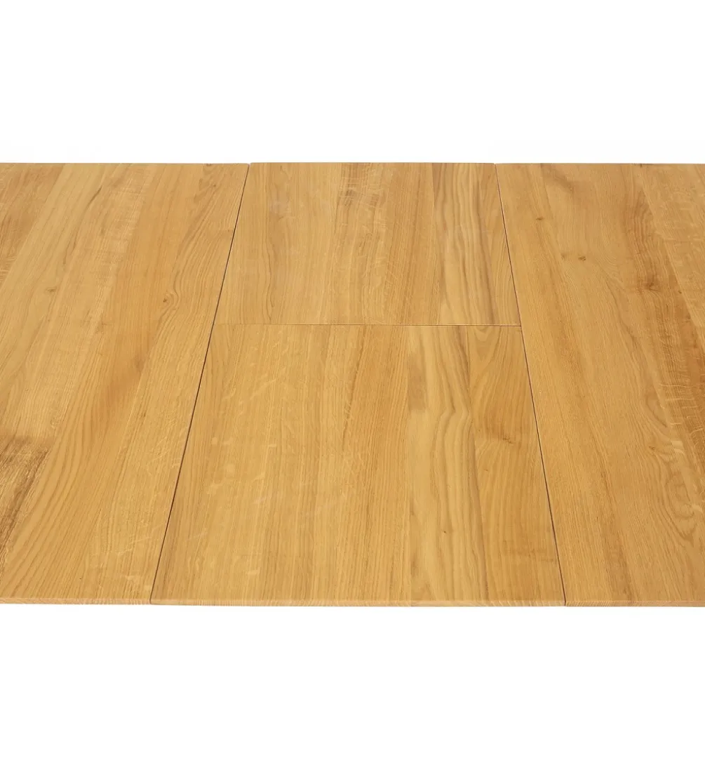 Stół rozkładany ZANDI 120 cm - 157 cm drewno dąb
