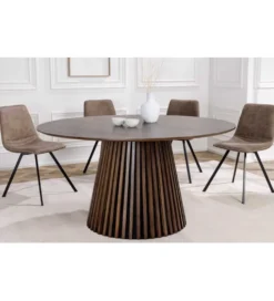 Stół SANZA 140 cm w optyce dąb ciemny