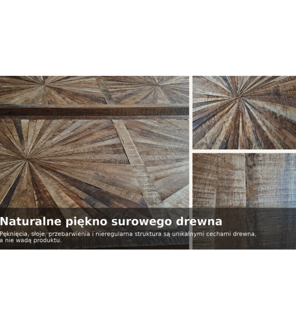Stół SCALO 180 cm drewno mango