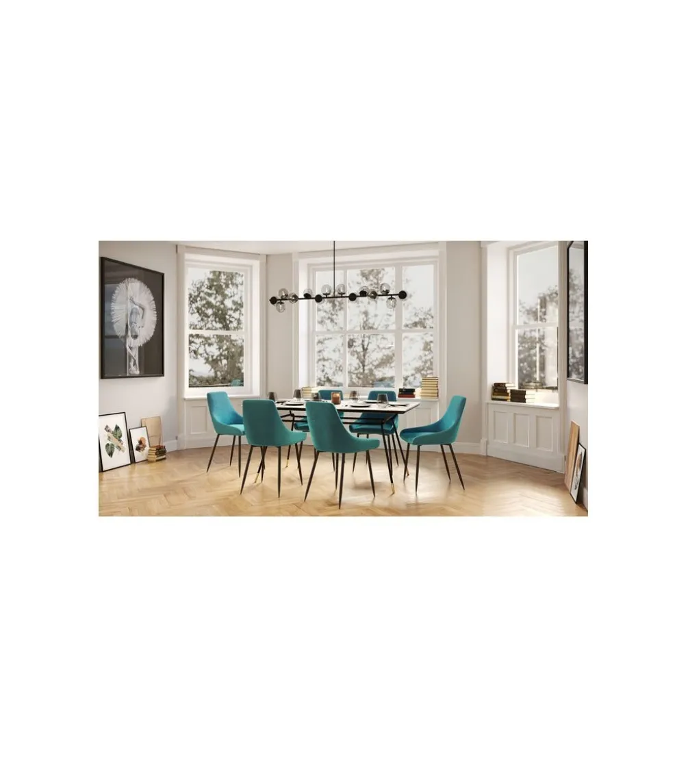Stół South Beach 160 cm w optyce marmuru