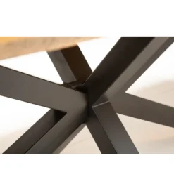 Stół SPIDER Galaxy 180 cm drewno Mango na nogach pająk krzyżak