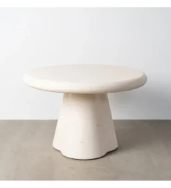 Stół TERRAZZI 120 cm białoszary