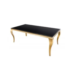 Stół TRENTINO Modern Barock 200 cm czarny