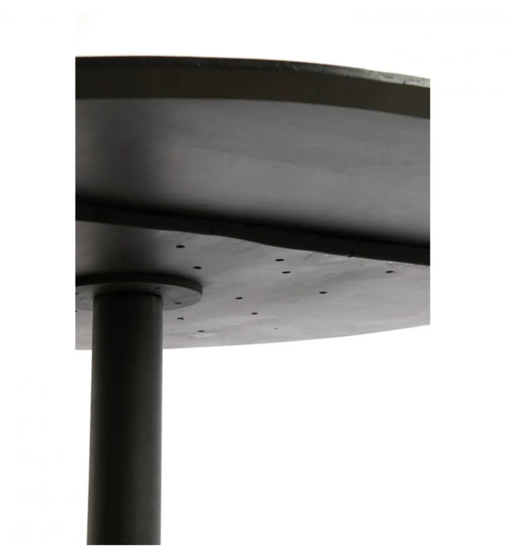 Stół TUNJA 120 cm czarny