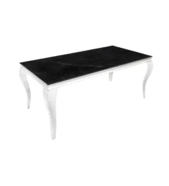 Stół VENETO Modern Barock 180 cm w optyce czarnego marmuru