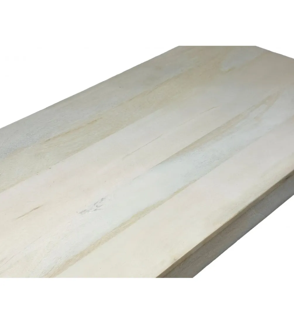 Stół WOHNLING 120 cm drewno mango białe wykończenie