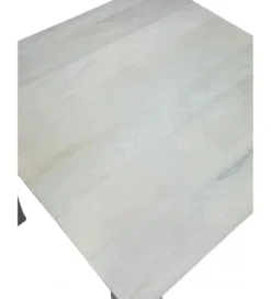 Stół WOHNLING 80 cm drewno mango białe wykończenie