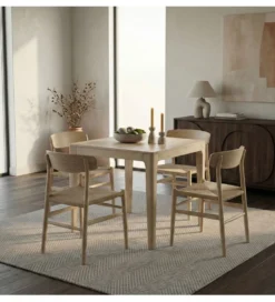 Stół WOHNLING 80 cm drewno mango naturalny