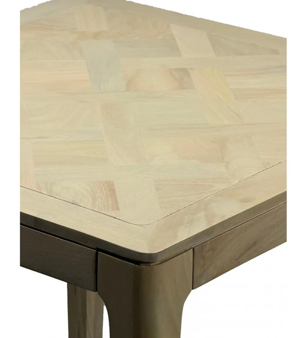 Stół WOHNLING 80 cm drewno mango naturalny