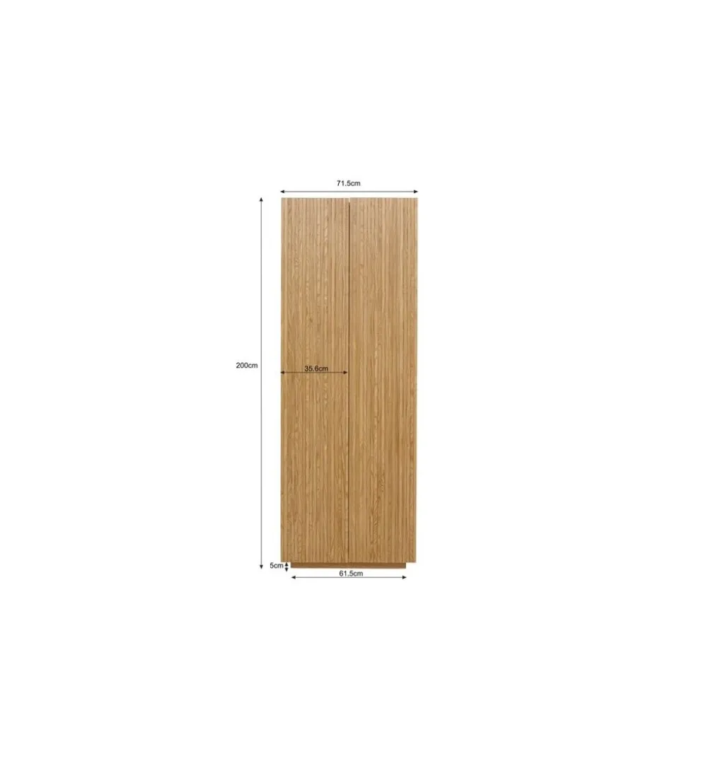 SZAFA BRIGHTON 140 x 45 cm naturalna