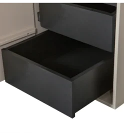 Szafa DAILY 200 x 50 cm drewno sosny szara